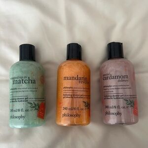 Philosophy Body Wash Set - Matcha, Mandarin, Cardamom